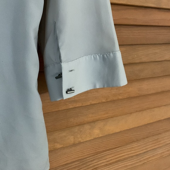 Ann Taylor Scandal collection blouse, grey - Picture 6 of 7